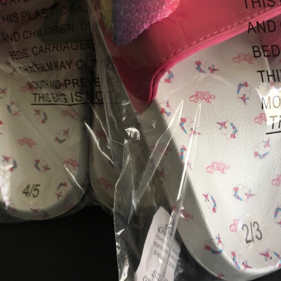 JoJo Siwa Glitter Bow Pink-Multicolor Slide Sandals Girls Kids - Picture 11 of 12